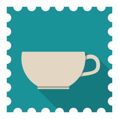 kahve fincanı vektör simgesi