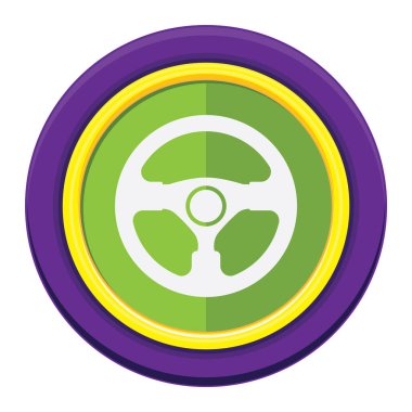araba tekeri vektör simgesi