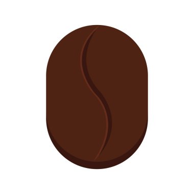 kahve çekirdeği simgesi vektör çizimi grafik tasarımı