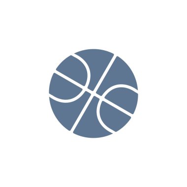 Basketbol ikonu vektör illüstrasyonu