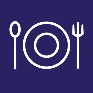 Gıda simgesinin vektör illüstrasyonu