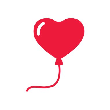 balon simgesi, vektör illüstrasyonu