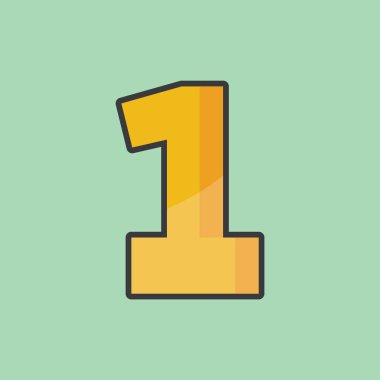 Oyun ve web için vektör simgesi. beyaz modern