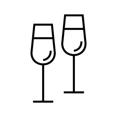 gözlük vektör illüstrasyonu, simge ögesi arkaplanı