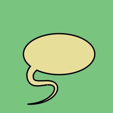 konuşma balonu simgesi, vektör illüstrasyonu