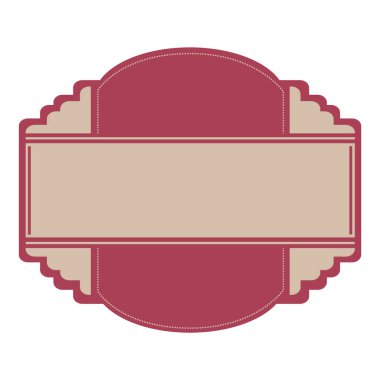 etiket simgesi vektör illüstrasyonu 