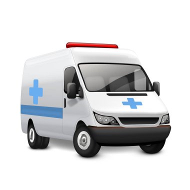 Tıbbi ambulansın vektör çizimi