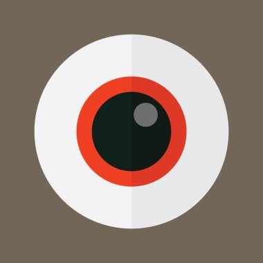 Yuvarlak bir simgenin vektör illüstrasyonu