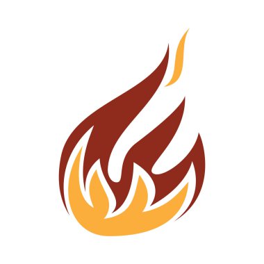 alev logo vektörünü ateşle