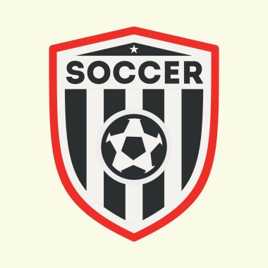 Futbolun yaratıcı vektör illüstrasyonu