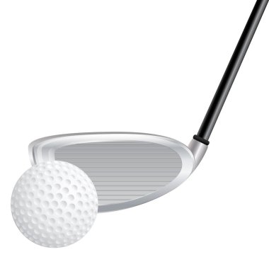 vektör içinde golf topu
