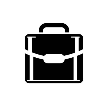 Evrak çantası ikonu, vektör illüstrasyonu. düz tasarım biçimi