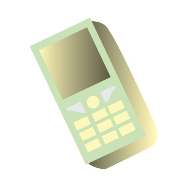 cep telefonu simgesi. vektör illüstrasyonu