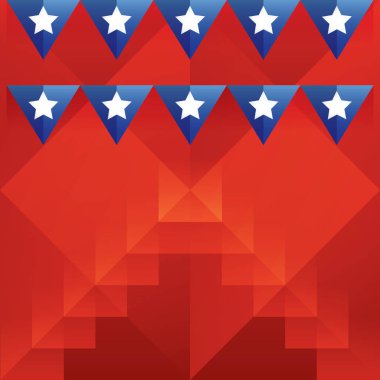 ABD Anma Günü tabelasının vektör illüstrasyonu