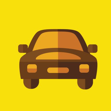 araba simgesi vektör illüstrasyonu