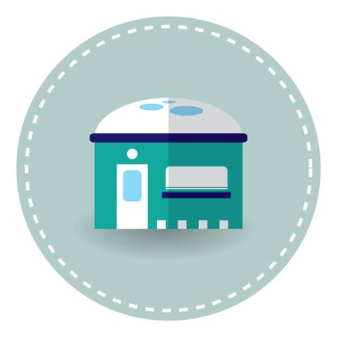 Basit grafik simgesi vektör illüstrasyonu 