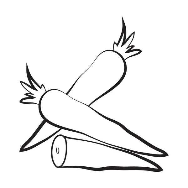 Vektorová Ilustrace Ikony Kresleného Česneku — Stockový vektor
