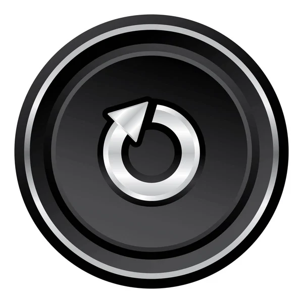 Button Icon Vector Illustration — Stock Vector