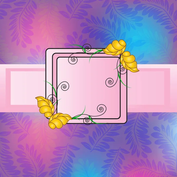 Davetiye tasarımı için bir arkaplanın vektör illüstrasyonu