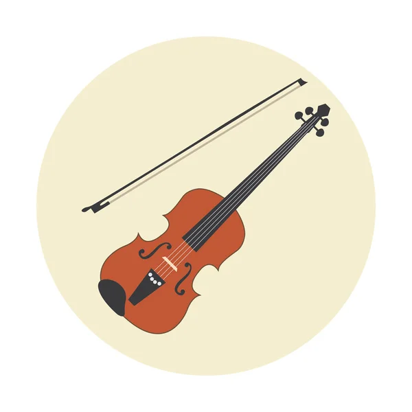 Vektor Illustration Des Musikinstrumentensymbols — Stockvektor