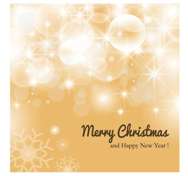 Fond Noël Avec Flocons Neige Étoiles — Image vectorielle