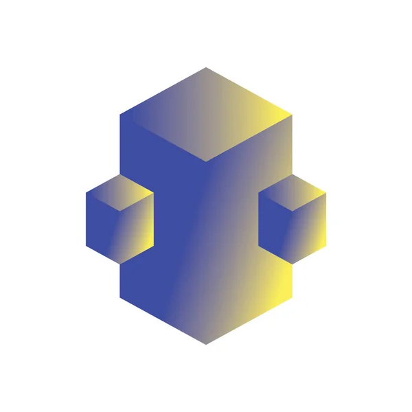 Абстрактний Векторний Фон Кубом — стоковий вектор