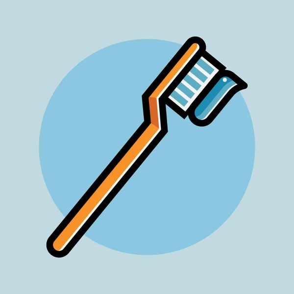 Zahnärztliche Ikone Vektor Illustration — Stockvektor