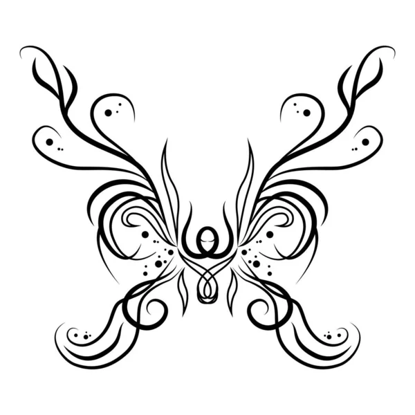 Tribal Tattoo Icon Flat — Stock Vector