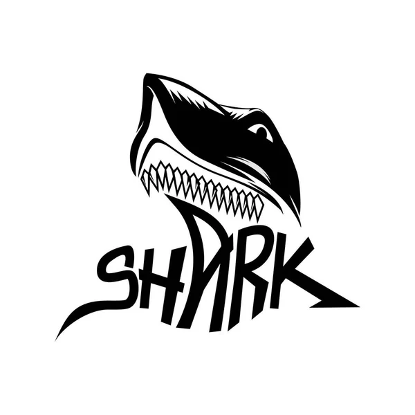 Shark Logo Vector Illustration — Stock Vector