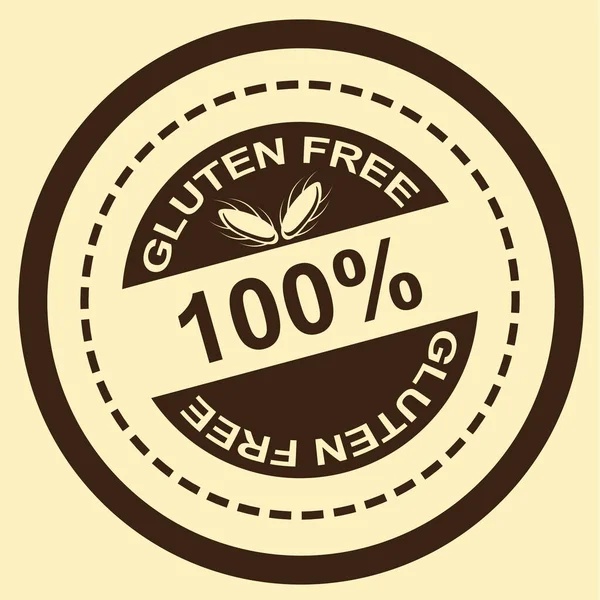 Gluten Free Vector Illustration — Stock Vector