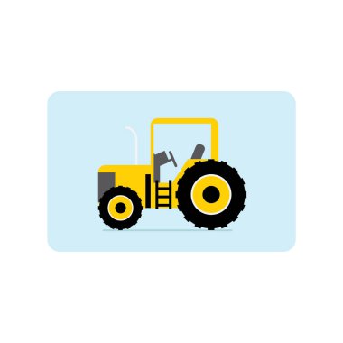 Forklift kamyon simgesi vektör illüstrasyonu 10 birim