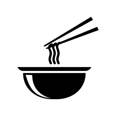 Japon yemek ikonu vektör illüstrasyonu