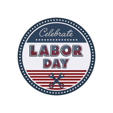 Bir Amerikan bayrağının vektör illüstrasyonu