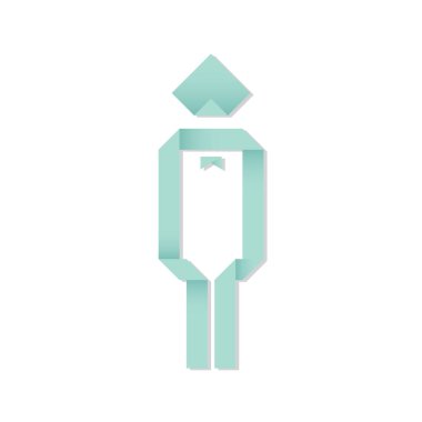 Modern b 'nin vektör illüstrasyonu spa' nın ikonundan yoksun