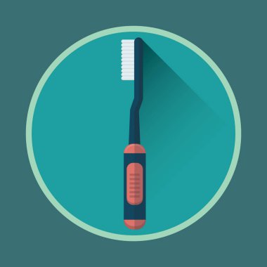 Diş simgesi vektör illüstrasyonu