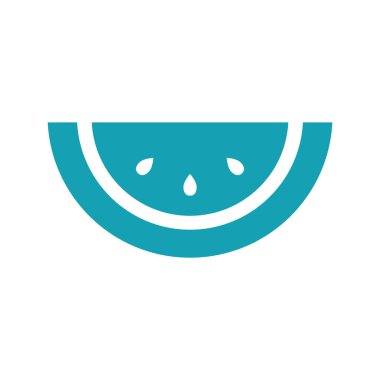 Karpuz simgesinin vektör illüstrasyonu