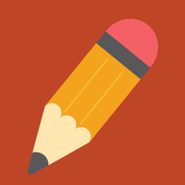 Gölge simgesi ve mobil uygulama okulu malzemesi olan daire