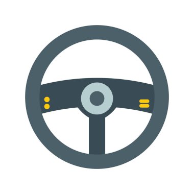 Araba tekeri ikonu. vektör illüstrasyonu