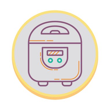 Ev Aletleri ikonu vektör illüstrasyonu