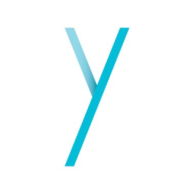 Mavi arkaplan ile w harfi alfabesi