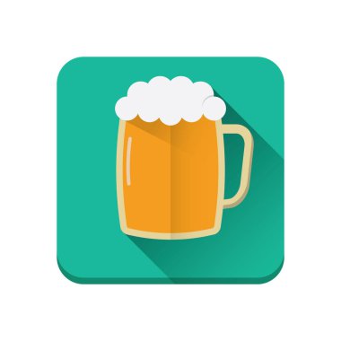 bira vektör illüstrasyonu, simge element arkaplanı
