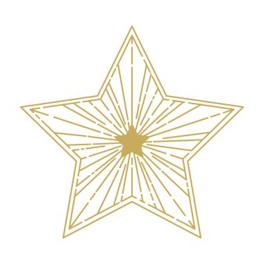 yıldız simgesi vektör illüstrasyonu