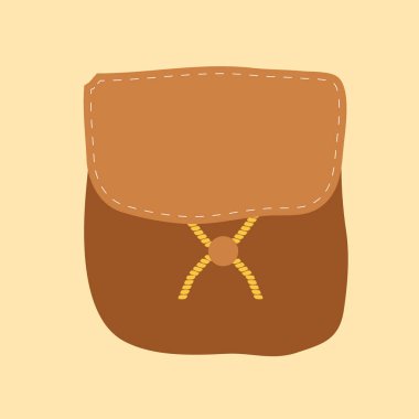 Beyaz arkaplanda basit bir şekilde izole edilmiş torba simgesi. el çantası sembolü