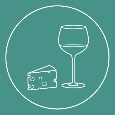 Vektör illüstrasyonu, simge ögesi biçimi