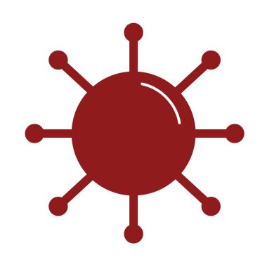 Virüs ikonu vektör illüstrasyonu