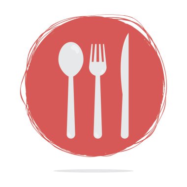 Gıda simgesinin vektör illüstrasyonu