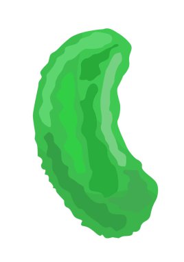 Beyaz arka planda izole edilmiş yeşil lahana simgesi. Doğal gıda sembolü vektör illüstrasyonu.