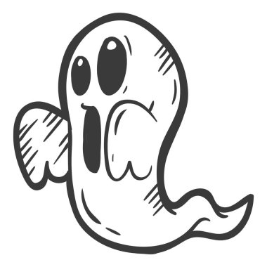 Beyaz arkaplanda balık simgesi