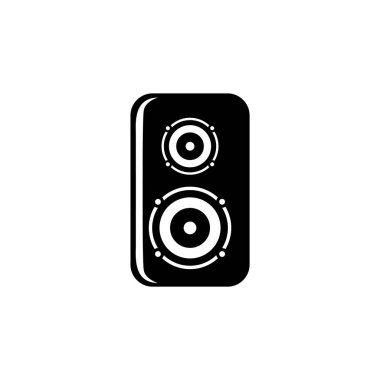 müzik ses simgesi vektör illüstrasyonu