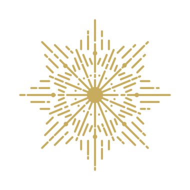 Bir havai fişeğin vektör çizimi